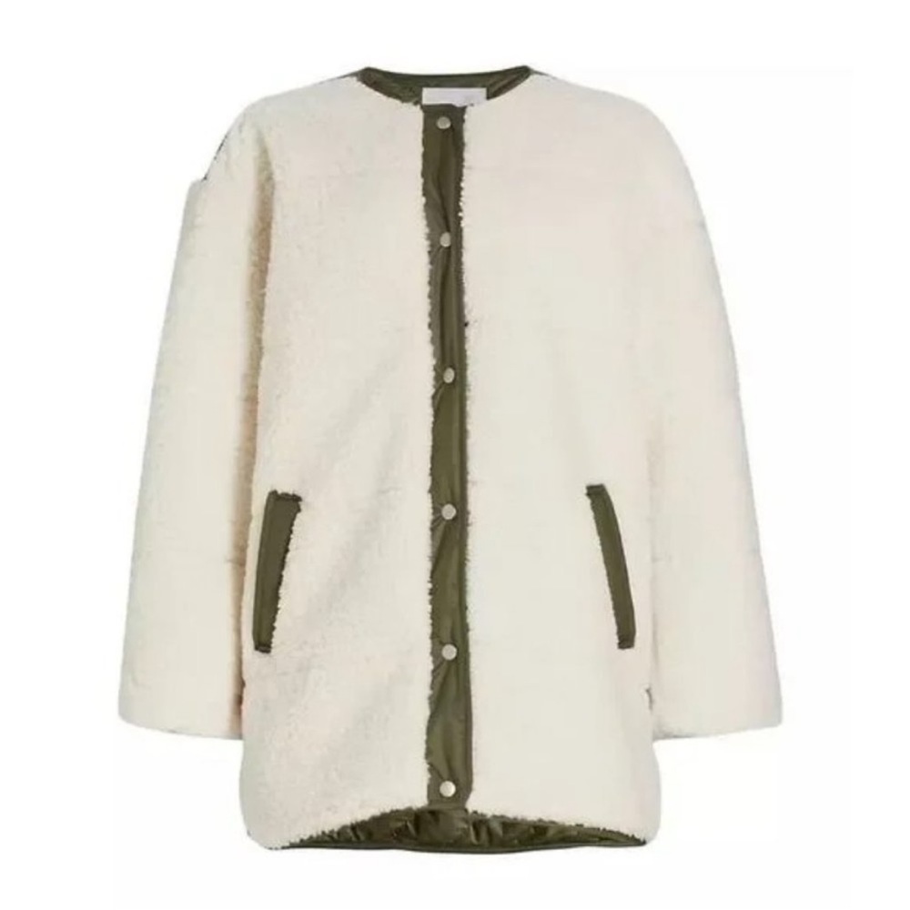 Frame Oversized Sherpa Army Jacket M - Picture 7 of 7